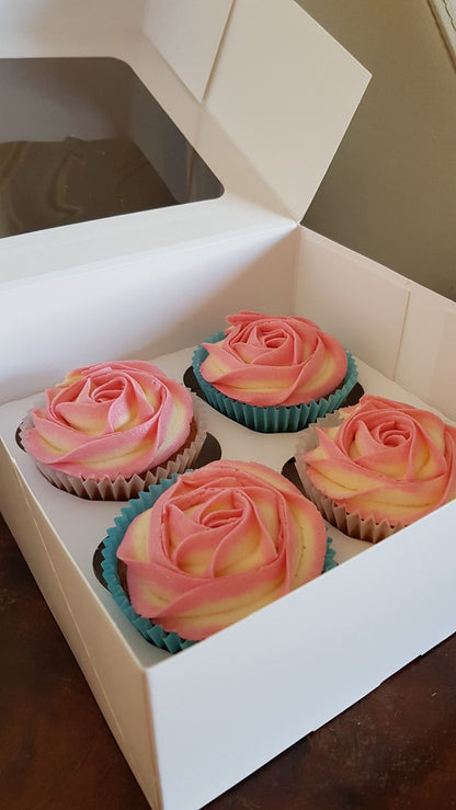 4 pcs cupcake box